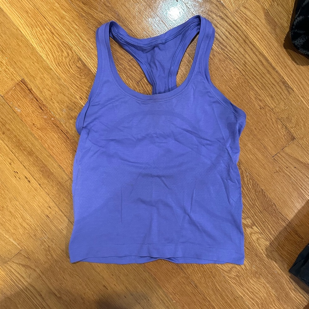 Lululemon race length purple swiftly tech tank